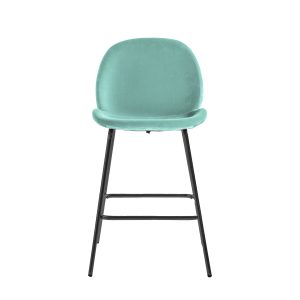 Gallery Direct Flanagan Stool Mint Velvet Set of 2 | Shackletons