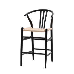 Gallery Direct Whitney Bar Stool Black Set of 2 | Shackletons