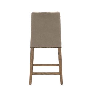 Gallery Direct Rex Bar Stool Cement Set of 2 | Shackletons