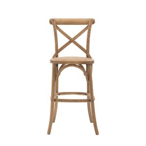 Gallery Direct Cafe Stool NaturalRattan Set of 2 | Shackletons