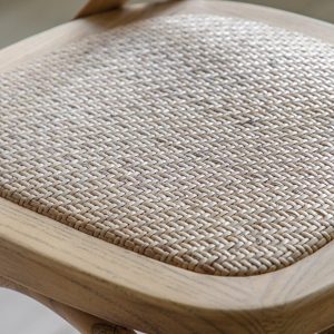 Gallery Direct Cafe Stool NaturalRattan Set of 2 | Shackletons