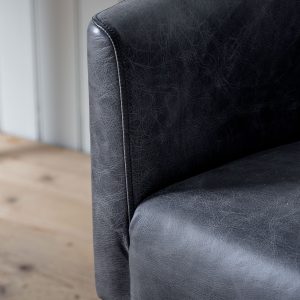 Gallery Direct Feynman Swivel Chair Antique Ebony | Shackletons