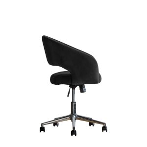 Gallery Direct Murray Swivel Chair Black Velvet | Shackletons