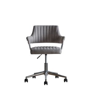 Gallery Direct Mcintyre Swivel Chair Grey | Shackletons