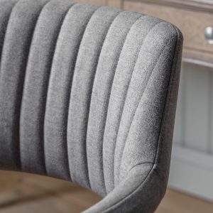 Gallery Direct Mcintyre Swivel Chair Grey | Shackletons