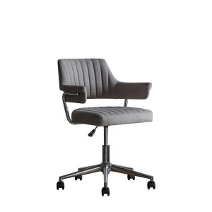 Gallery Direct Mcintyre Swivel Chair Grey | Shackletons