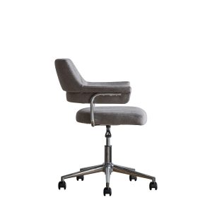 Gallery Direct Mcintyre Swivel Chair Grey | Shackletons