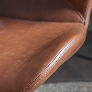 Gallery Direct Mendel Swivel Chair Brown | Shackletons