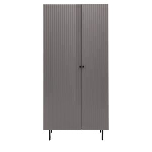 Gallery Direct Buckhurst 2 Door Wardrobe Grey | Shackletons