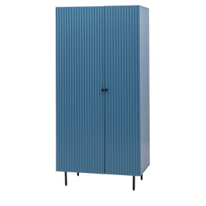 Gallery Direct Buckhurst 2 Door Wardrobe Blue | Shackletons