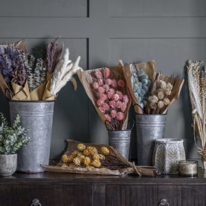 Gallery Direct Arley Galvanised Flower Bucket | Shackletons