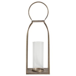 Gallery Direct Alcora Lantern Antique Gold | Shackletons