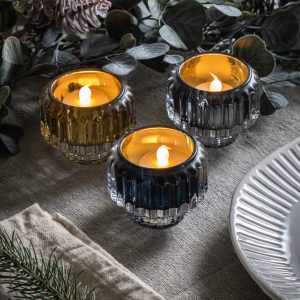 Gallery Direct Stresa Asstd Tealight Holder Pack of 3 | Shackletons