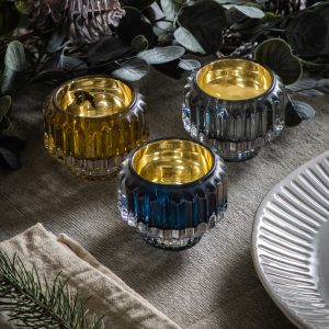 Gallery Direct Stresa Asstd Tealight Holder Pack of 3 | Shackletons