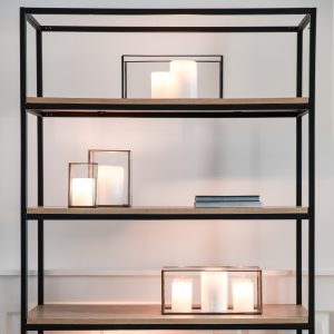 Gallery Direct Hadiza Candle Holder Black | Shackletons