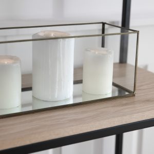 Gallery Direct Hadiza Candle Holder Black | Shackletons