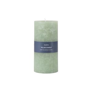 Gallery Direct Pillar Candle Rustic Sage | Shackletons