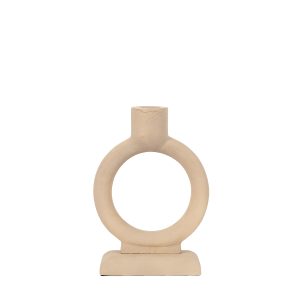 Gallery Direct Rolo Candlestick Small Pebble | Shackletons