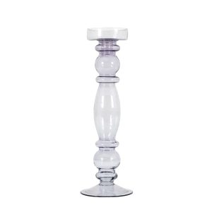 Gallery Direct Bobo Candlestick Large Grey | Shackletons