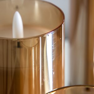 Gallery Direct LED Candle Gold Votive Set of 3 | Shackletons