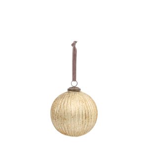 Gallery Direct Mia Bauble Antique Gold Set of 4 | Shackletons