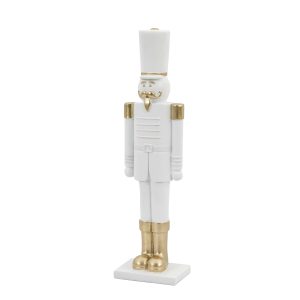 Gallery Direct Nutcracker Soldier WhiteGold | Shackletons