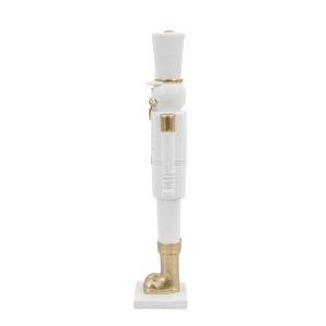 Gallery Direct Nutcracker Soldier WhiteGold | Shackletons