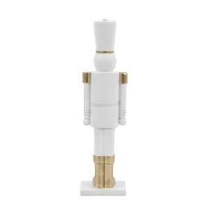 Gallery Direct Nutcracker Soldier WhiteGold | Shackletons