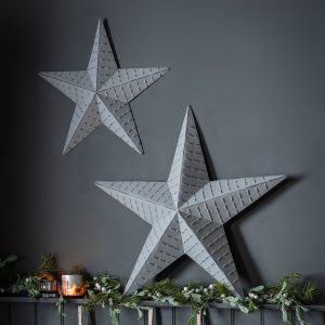 Gallery Direct Austin Textured Star Grey Small | Shackletons