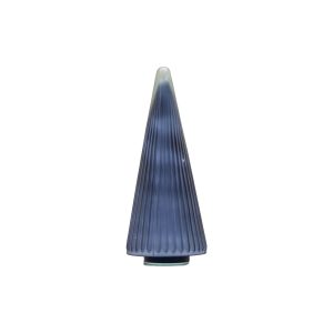 Gallery Direct Ribbed Tree Black Frost Glass | Shackletons