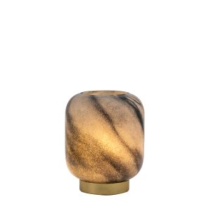 Gallery Direct Maeve LED Lamp Black Gold | Shackletons