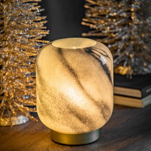 Gallery Direct Maeve LED Lamp Black Gold | Shackletons