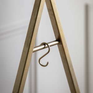 Gallery Direct Gunnar Tree with Hooks Small Gold | Shackletons