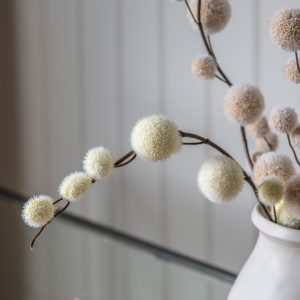 Gallery Direct Pom Pom Spray Pack of 6 Ivory | Shackletons