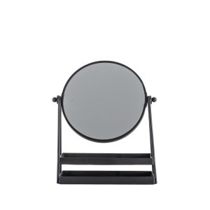 Gallery Direct Carly Vanity Mirror wTray Black | Shackletons