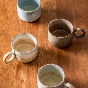 Gallery Direct Hug Mug Earthy Tones Set of 2 | Shackletons