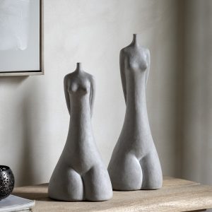 Gallery Direct Carla Sculpture Small Grey | Shackletons