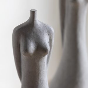 Gallery Direct Carla Sculpture Small Grey | Shackletons