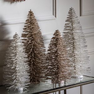 Gallery Direct Glittered Brush Tree Large White | Shackletons