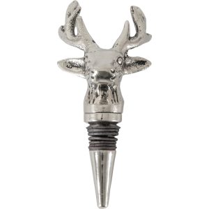 Gallery Direct Stag Bottle Stopper Aluminium | Shackletons