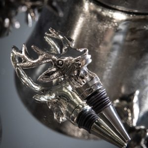 Gallery Direct Stag Bottle Stopper Aluminium | Shackletons