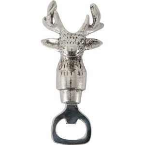 Gallery Direct Stag Bottle Opener Aluminium | Shackletons