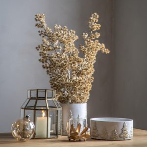 Gallery Direct Forest Planter White Gold | Shackletons