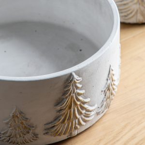 Gallery Direct Forest Planter White Gold | Shackletons