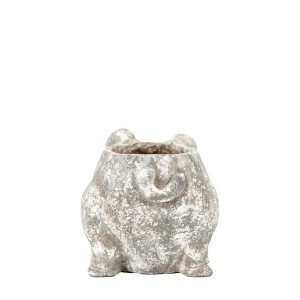 Gallery Direct Pig Planter Large Antique White | Shackletons