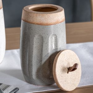 Gallery Direct Callow Jar Slate Natural | Shackletons