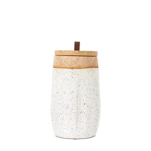 Gallery Direct Callow Jar White Natural | Shackletons