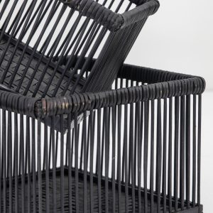 Gallery Direct Timur Baskets Set of 6 Black | Shackletons