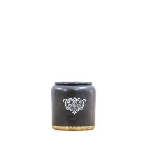 Gallery Direct Winchester Vase Wide Grey | Shackletons