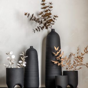 Gallery Direct Morgan Vase Black | Shackletons